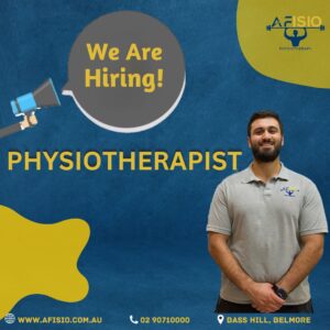 Join our team: Exciting Opportunity for a Passionate Physiotherapist at Afisio