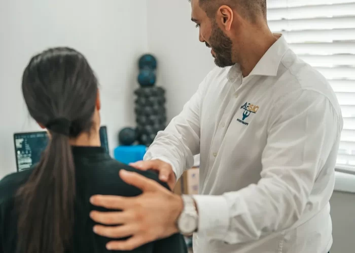 Education. isa crucial component of rehabilitation at A FISIO. Our physiotherapists have all the knowledge to help you understand your injury better.